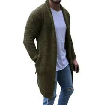 Runcati Mens Cardigan Sweater Shawl